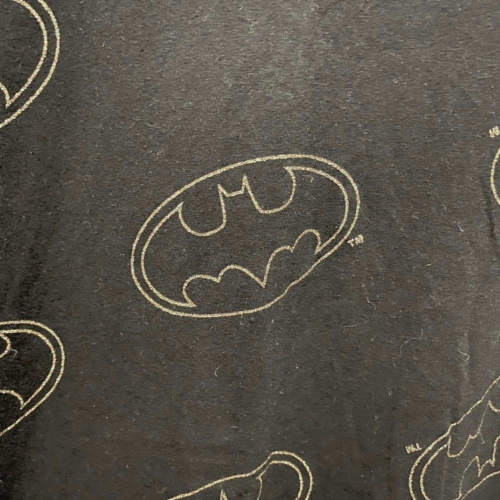 all over print AOP short sleeve Crewneck Batman symbol comics DC movie T-shirt - Picture 3 of 4